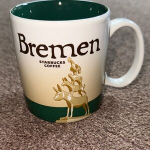 Starbucks Collector Bremen Mug - Green, White, and Brown